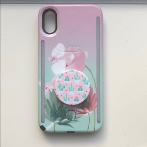 Lumee Duo IPhone X phone case